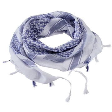 CHUSTA ARAFATKA BANDANA BANDAMA BANDAMKA APASZKA 100X100 BRANDIT BLUE White