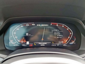 BMW X6 G06 2021 BMW X6 M50I 2021 4.4l 4.4 Benzyna 523KM, zdjęcie 9