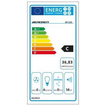 КУХОННАЯ ВЫТЯЖКА С ДЫМОХОДОМ СТЕКЛЯННАЯ LED BERDSEN 60см