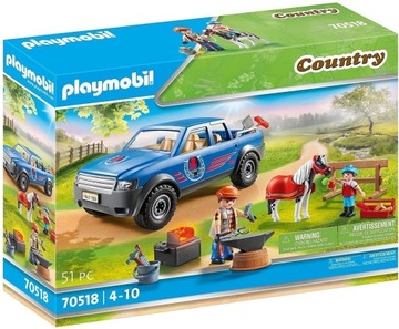 PLAYMOBIL AUTO PICKUP MOBILNY KOWAL 70518