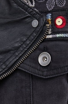 DESIGUAL kurtka jeansowa katana ramoneska 38