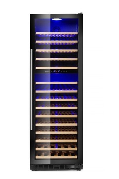 ВИННЫЙ ХОЛОДИЛЬНИК НА 160 БУТЫЛОК ВИНА, 2 ТЕМП. ЗОНЫ