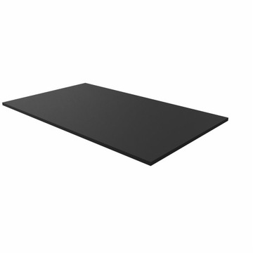 gruby czarny blat do biurka 120 x 70 cm - właściwości antybakteryjne