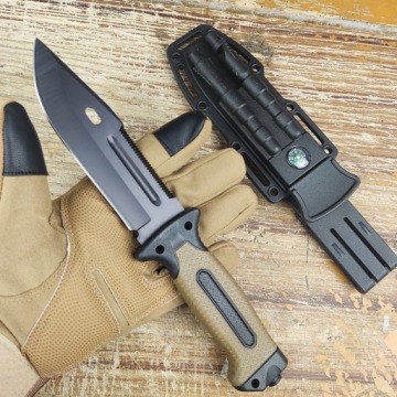 ВОЕННЫЙ тактический нож ABS FLINT SHARPENER ND62