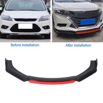 Спойлер на передний бампер высотой 170 см. Стильная и прочная накладка на бампер для A7.