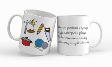Kubek dla nauczyciela TECHNIKI prezent Dzień Nauczyciela upominek