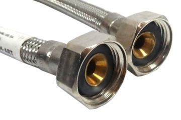ШЛАНГ С НЕРЖАВЕЮЩЕЙ ОПЛЕТКОЙ DN8 1/2 X 1/2 N-N 30 СМ