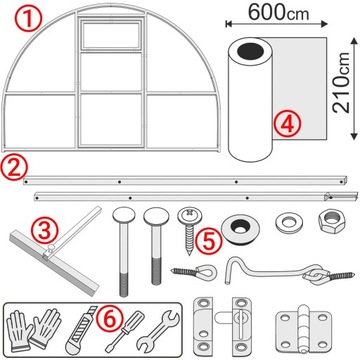 Поликарбонат теплица 3х6м садовая 20х20мм поликарбонат тоннель 3мм