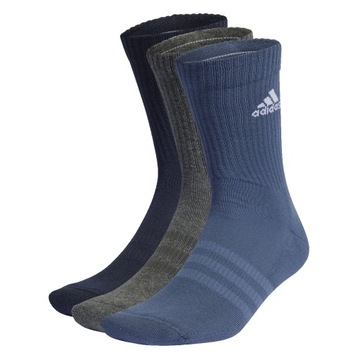 Skarpety adidas Cushioned Crew 3Pak NIEBIESKI