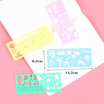 ПЛАСТИКОВЫЕ ШАБЛОНЫ ДЛЯ ДЕТСКОГО ТВОРЧЕСТВА НАБОР