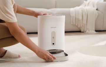 PetWant Automatyczny Dozownik Karmy Z Kamerą TUYA