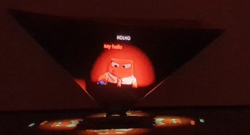 ПРОЕКТОР ГОЛОГРАФИЧЕСКОЕ НАЛОЖЕНИЕ ГОЛОГРАММНАЯ ПРИЗМА 3D ПИРАМИДА ДЛЯ ТЕЛЕФОНА