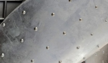 Черные резиновые коврики для автомобиля - 2 см квадратный край КОМБИНИРОВАННЫЙ