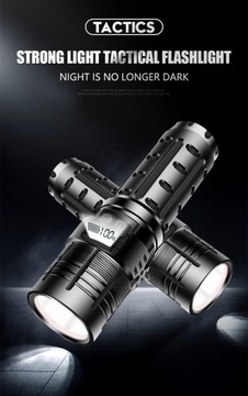 МОЩНЫЙ ФОНАРИК Cree XHP70 USB с ЖК-дисплеем + 26650 ячеек