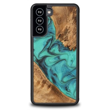 Pouzdro Bewood Unikátní pro Samsung Galaxy S21 Fe Tyrkysové