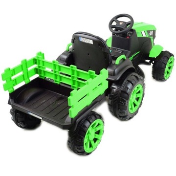 БОЛЬШОЙ АККУМУЛЯТОРНЫЙ ТРАКТОР С ПРИЦЕПОМ «POWER 06», МЯГКИЙ