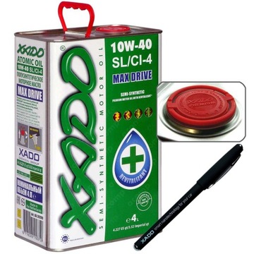 XADO Atomic Oil +REVital 10w40 SL/CI-4 A3/B4/E7 4L