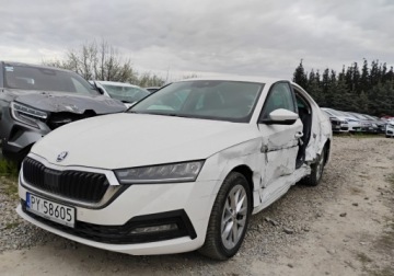 Skoda Octavia IV Liftback 1.5 TSI EVO 150KM 2023 Skoda Octavia 2023r, SALON POLSKA. 1.5 Benzyna. Uszkodzona. Poobijana. VAT, zdjęcie 1
