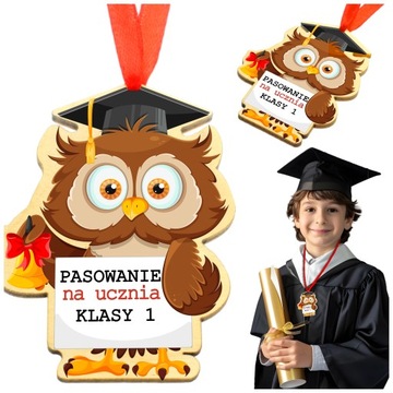 MEDAL ŚLUBOWANIE PIERWSZOKLASISTÓW KLAS PIERWSZYCH PREZENT NA PASOWANIE