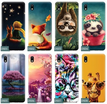 ЧЕХОЛ для Samsung Galaxy A10 + УЗОРЫ СТЕКЛЯННОГО КОРПУСА