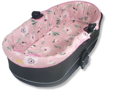 USZTYWNIONA WKŁADKA MATERACYK DO GONDOLI WÓZKA Z BUDĄ NA ZAMEK BAWEŁNA