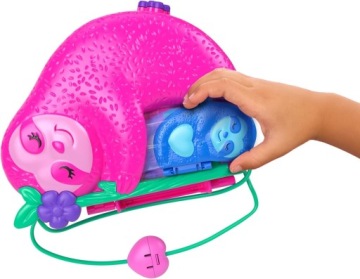 КОМПАКТНАЯ СУМКА POLLY POCKET SLOTH FAMILY HRD40