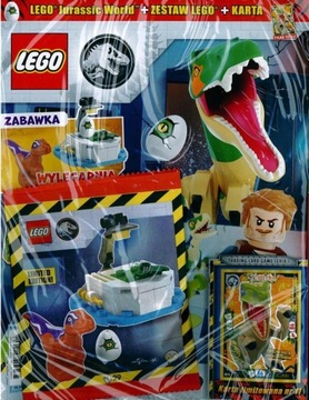 LEGO JURASSIC WORLD magazyn 1/24 + wylęgarnia Raptorów