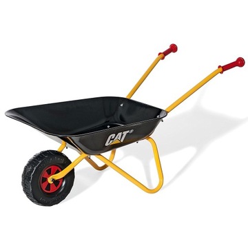 Rolly Toys Metallschubkarre CAT TACZKA OGRODOWA METALOWA CZARNA ZABAWKA