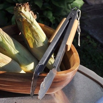 СТАЛЬНЫЕ КУХОННЫЕ ЩИПЦЫ ДЛЯ ГРИЛЯ, 23 СМ