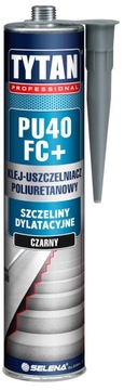 Uszczelniacz poliuretanowy TYTAN PU40 300ml czarny