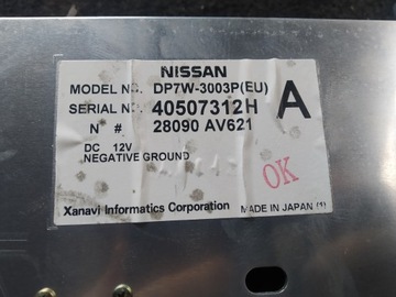 DISPLEJ NISSAN PRIME P12 28090 AV621