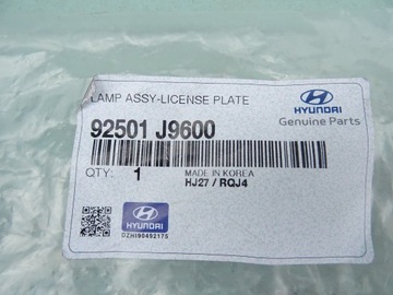 OSVĚTLENÍ SVAZEK TABULKY HYUNDAI KONA 92501-J9600