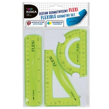 Zestaw geometryczny Kidea Flexi 3 elementowy