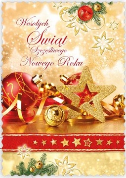 POCZTÓWKA KARTKA Boże Narodzenie ŚWIĘTA 1 SZTUKA