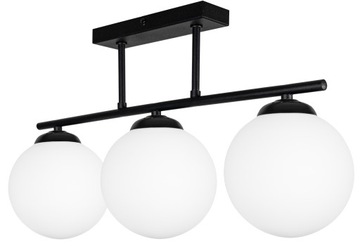 NOWOCZESNA LAMPA SUFITOWA PLAFON ŻYRANDOL LOFT EDISON BIAŁE KULE LED