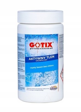 GOTIX CHLOR OXY AKTYWNY TLEN BEZCHLOROWA DEZYNFEKCJA WODY BASEN 20g 0,5 KG