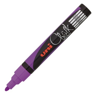 MARKER KREDOWY UNI PWE-5M FIOLETOWY KREDA W PŁYNIE