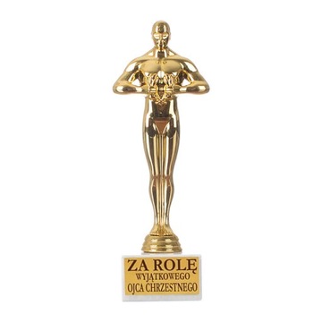 Statuetka Podziękowanie dla Ojca Chrzestnego