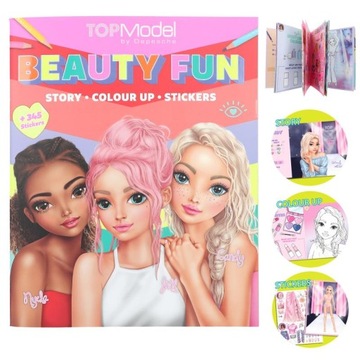 TOP MODEL ALBUM DO KOLOROWANIA BEAUTY FUN 13137