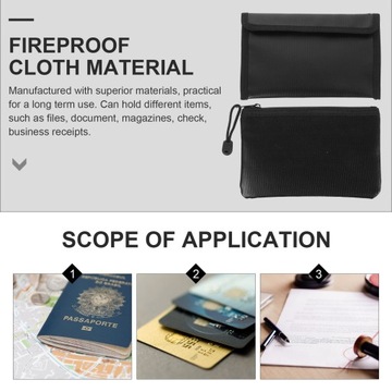 SAFE FILE BAG Огнестойкая ПОРТАТИВНАЯ СУМКА 2 ШТ.