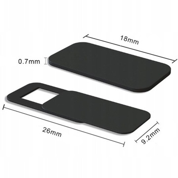 ЧЕРНАЯ КРЫШКА КАМЕРЫ ДЛЯ НОУТБУКА