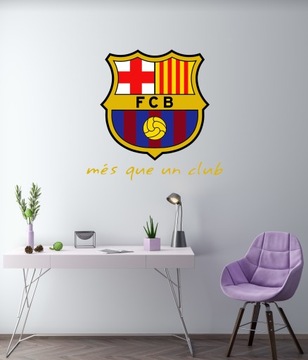 FC Barcelona Herb na ścianę + mes que un club prezent na urodziny imieniny