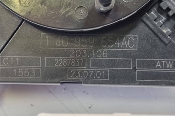 KROUŽEK VÝZTUHA ŘÍDÍCÍ AUDI A6 (4B2, C5) 1J0959654AC 1.9L DIESEL