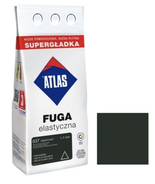 Atlas Fuga Elastyczna 037 Grafit Supergładka 2 kg.