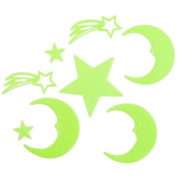 НАБОР НАКЛЕЙКОВ «ЗВЕЗДЫ ФЛУОРЕСЦЕНТНЫЕ НАКЛЕЙКИ СВЕТЯЩИЕСЯ ЗВЕЗДЫ КОСМОС»