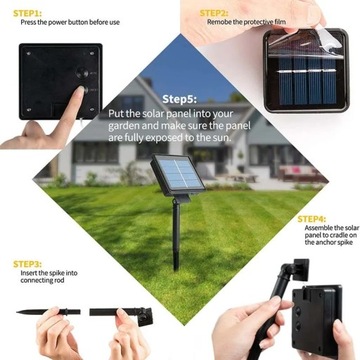 Солнечное наружное светодиодное освещение водонепроницаемый