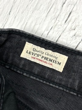 LEVIS MILE HIGH SUPER SKINNY Jeansy Rurki Damskie z Wysokim Stanem W31 L32