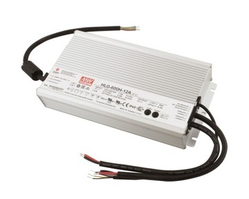 Zasilacz do LED hermetyczny Mean Well HLG-600H-12 480W 12V 7lat gwarancji
