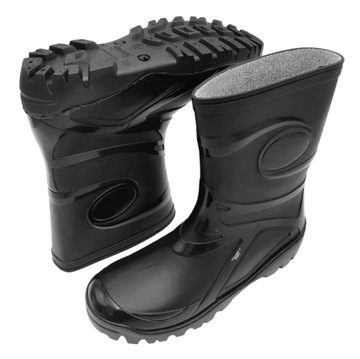 KALOSZE GUMOWCE POLSKIE MĘSKIE YOUNG 2 BLACK DEMAR 40