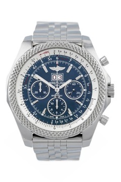BREITLING BENTLEY 6.75 CHRONOGRAPH STEEL BLUE DIAL REF. A44364